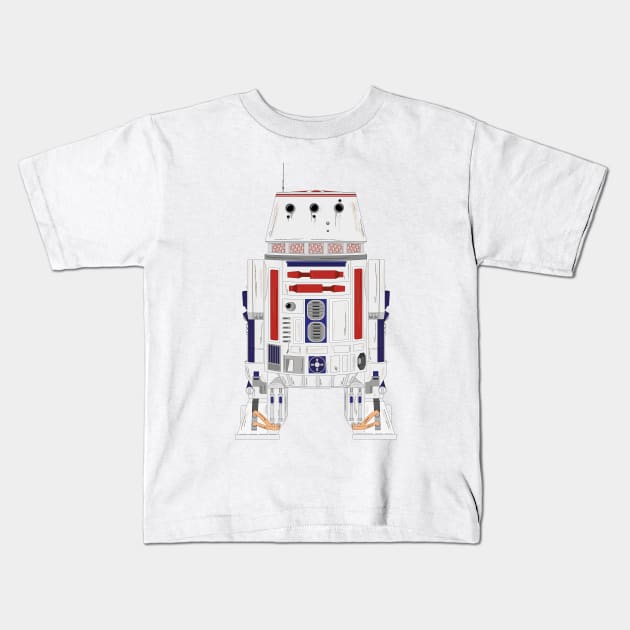 R5-D4 Kids T-Shirt by mikineal97